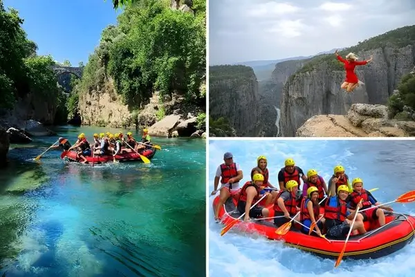 Tazı Canyon, Rafting & Jeep Safari Tour from Belek